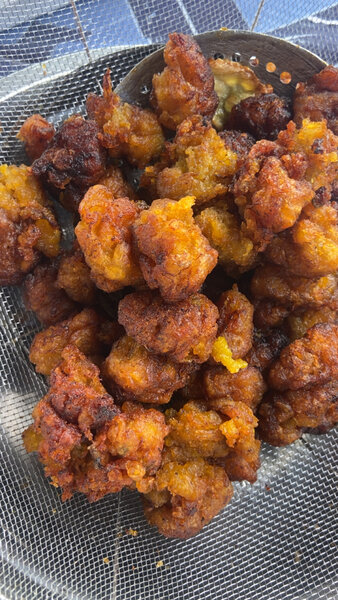 Claclo de banane-œuf bouillie