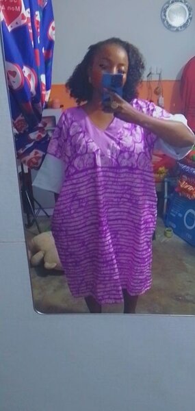 Robe ample imprimée ethnique