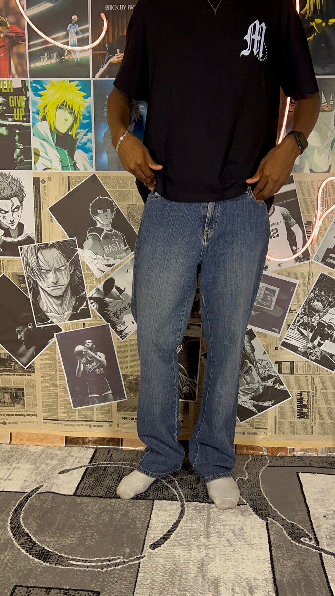 Jean coupe droite homme