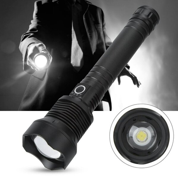 Lampe de poche LED puissante rechargeable
