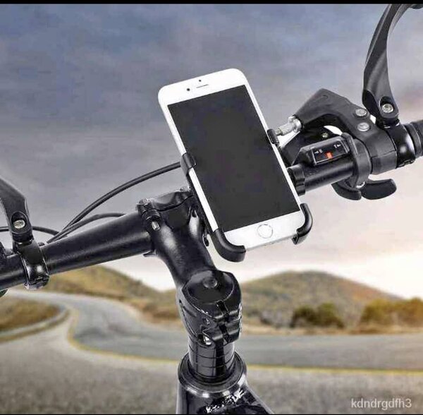Motor bicycle phone holders