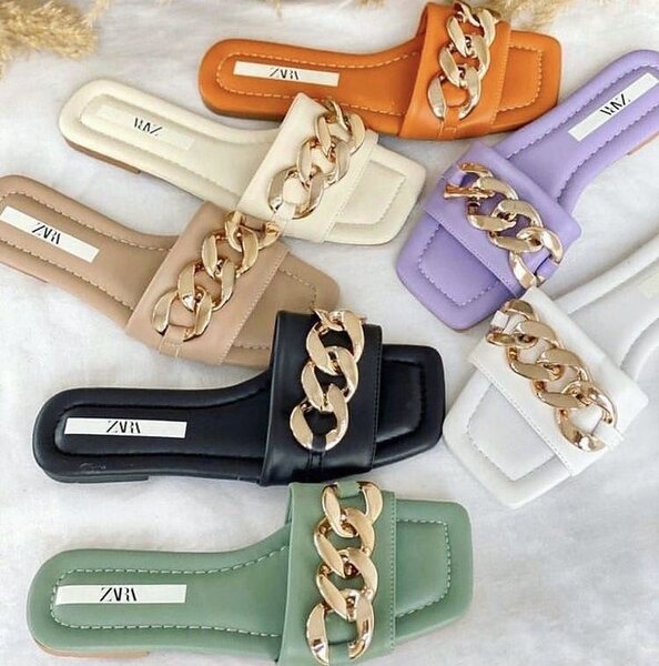 Sandales à chaîne élégantes