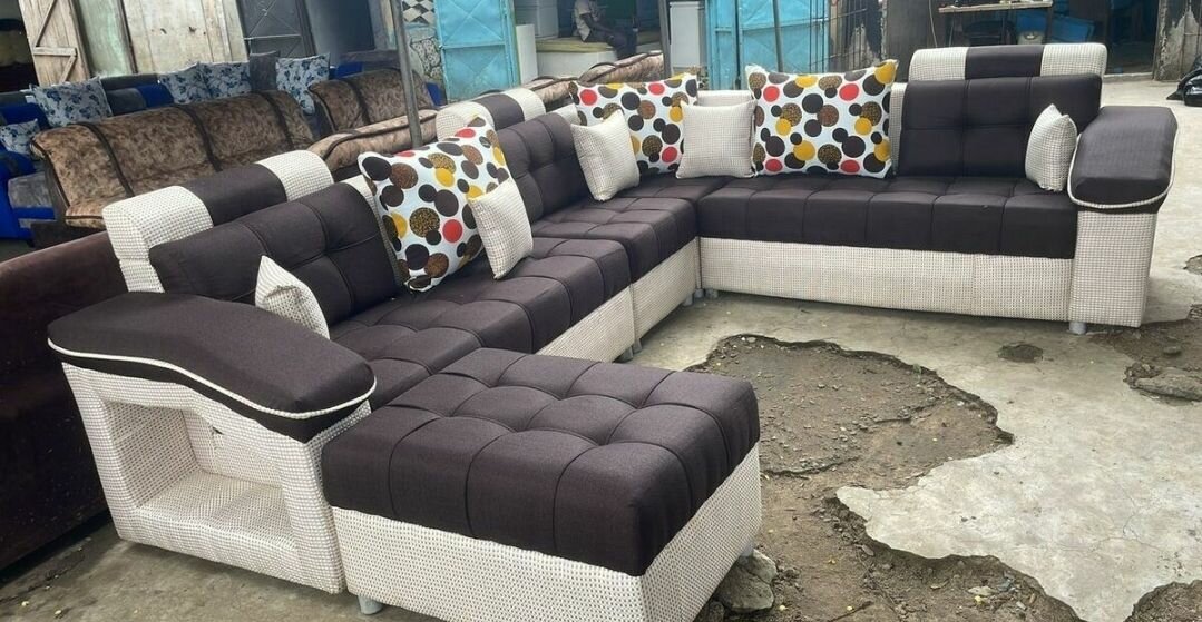 Canapé d'angle modulable élégant