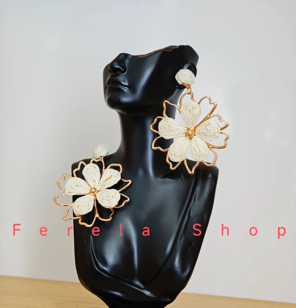 Earrings Fleurs Pendantes