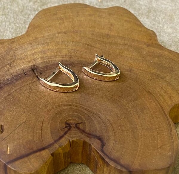 Серьги золотые 585 проба