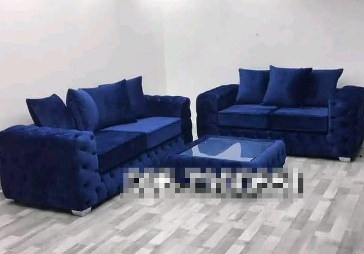 Set of blue furniture