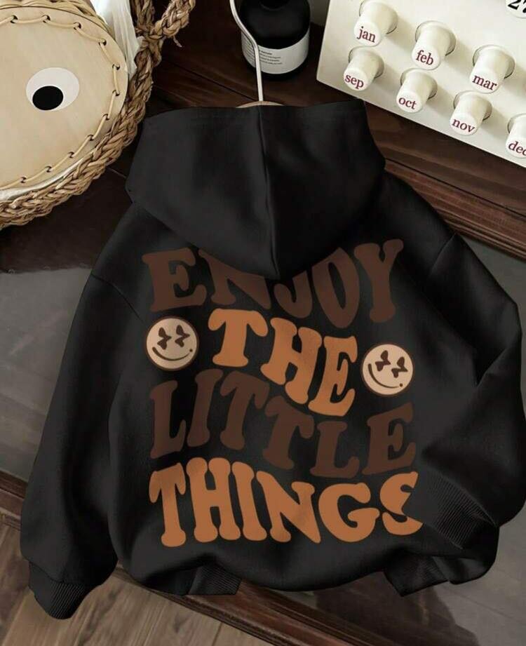 Sweat à capuche imprimé