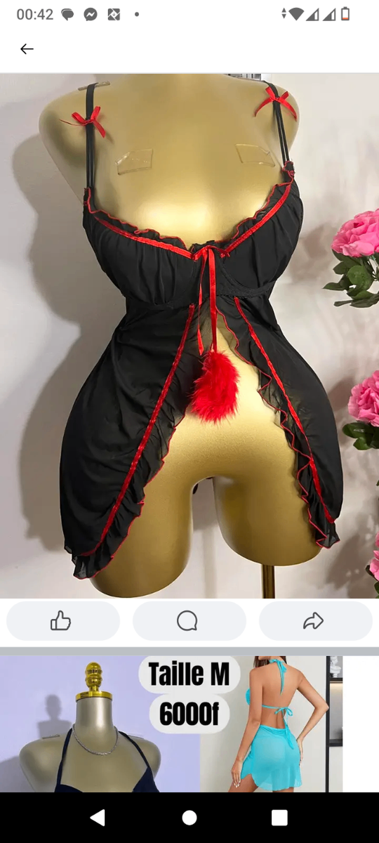 Nuisette Coquine en Dentelle