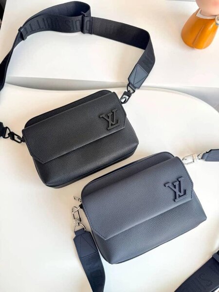 Sacoche élégante en cuir noir