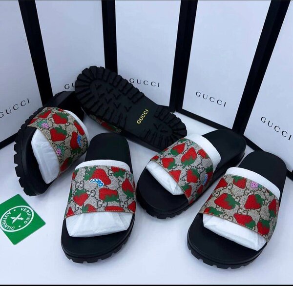 High quality branded fashion slides