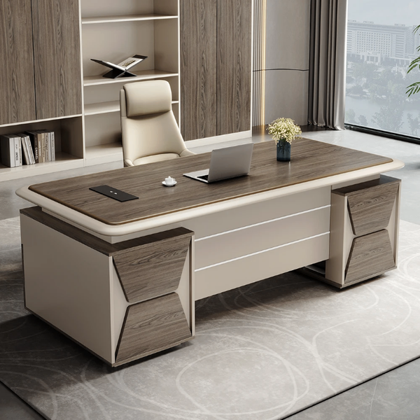 Bureau Exécutif Moderne en Bois