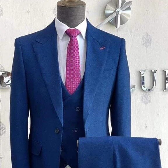 Men's suit blue