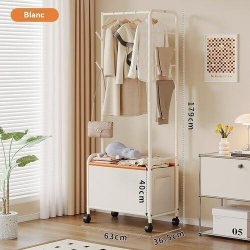 Portant Vêtements avec Rangement