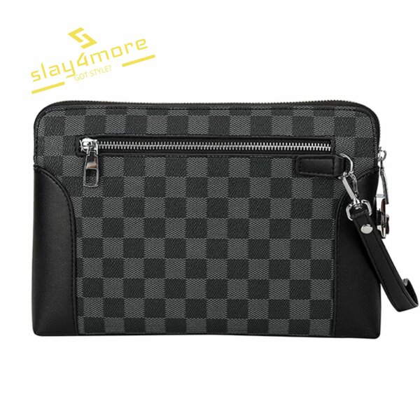 Classic Man Clutch with Anti-theft Lock