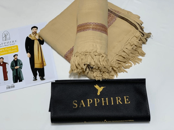 Men's Wool Shawl 1pc