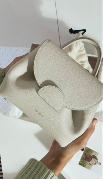 Sac à main en cuir Polène