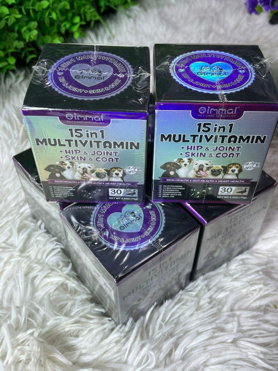 Multivitamines 15-en-1 pour chiens