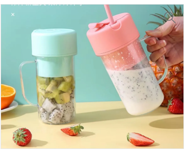 Mini Blender for Milkshake Fruity Smoothie Rechargeable USB Ice Crusher Machine