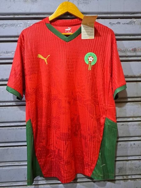 Maillot de Football Rouge/Blanc