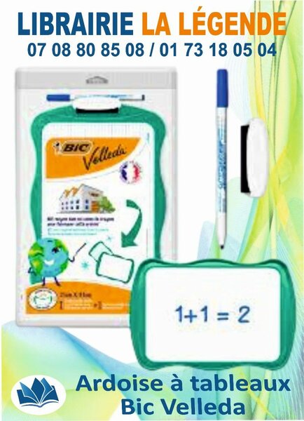Ardoise Effaçable Bic Velleda