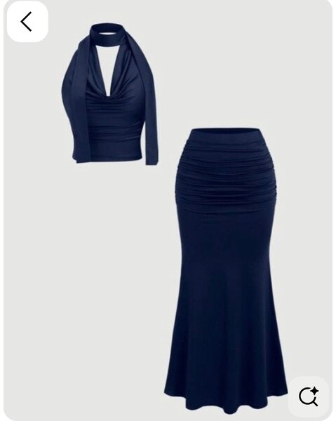 Ensemble jupe et haut élégant