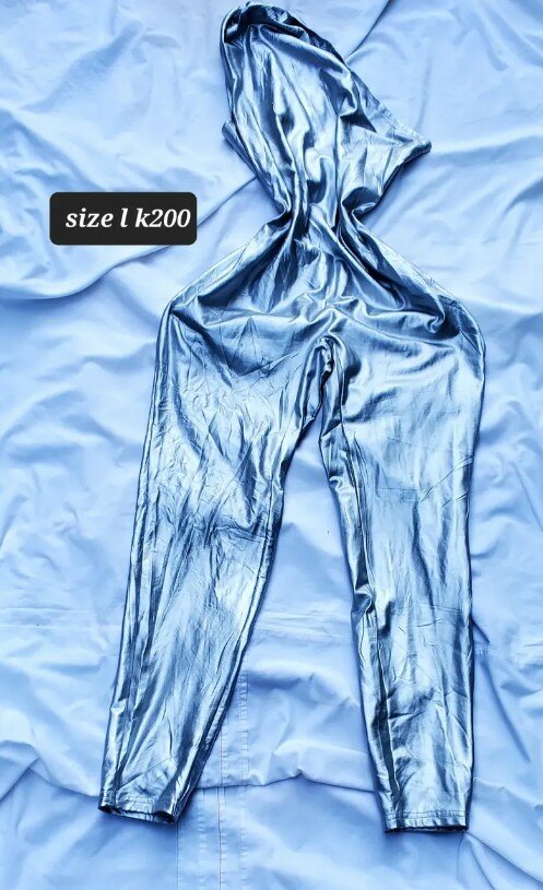 Stylish women's jumpsuit blue