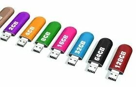 Clés USB multicolores 2-128Go