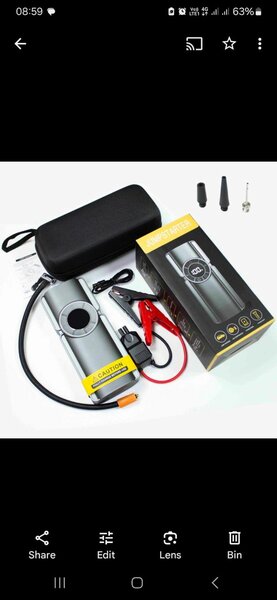 12V PORTABLE CAR JUMPSTARTER