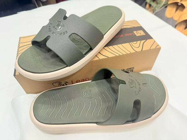 Sandales confortables vertes