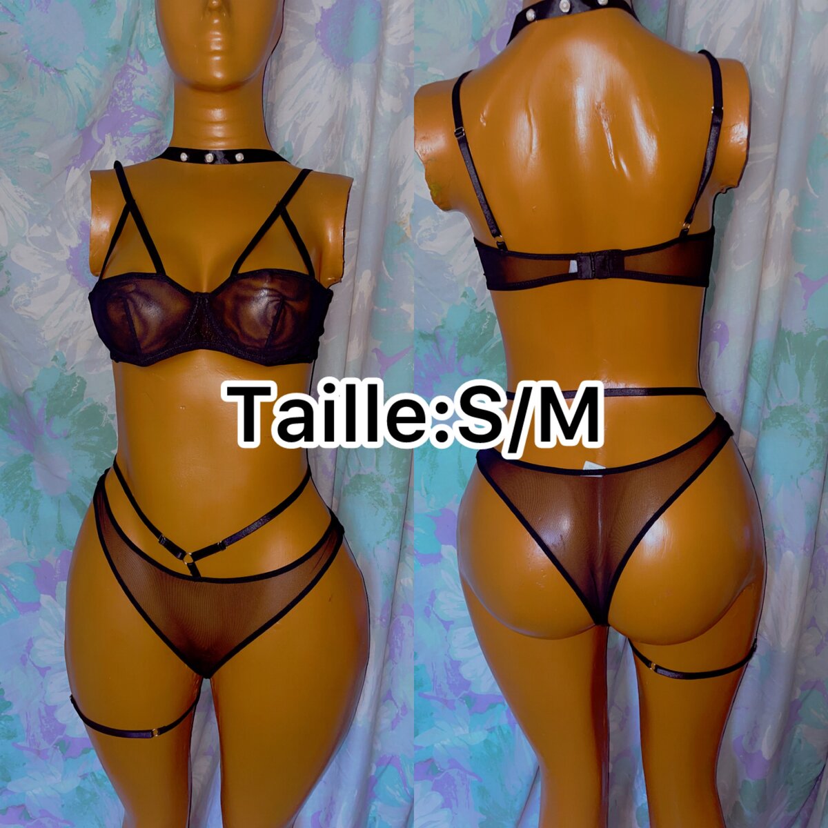 Ensemble lingerie sexy dentelle