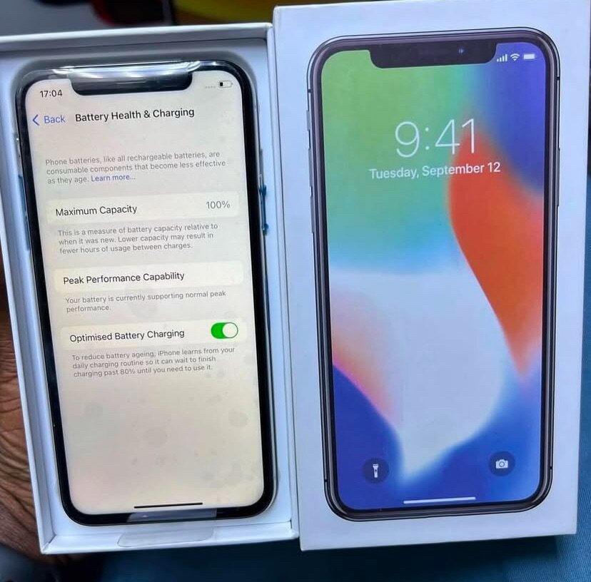 IPhone X, 64GB, Factory Unlocked, 100%BH