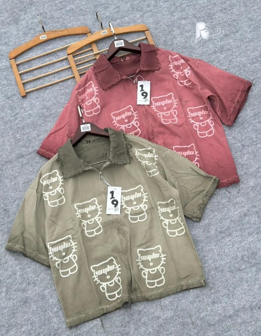 Chemise décontractée graphique