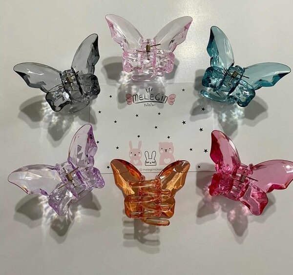 Pinces Papillon Transparente