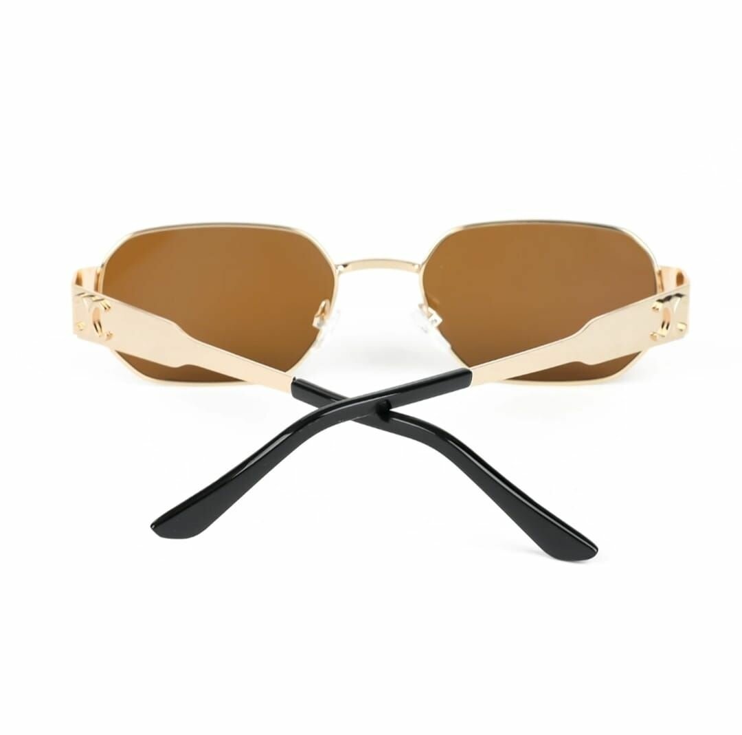 Lunettes de soleil hexagonales