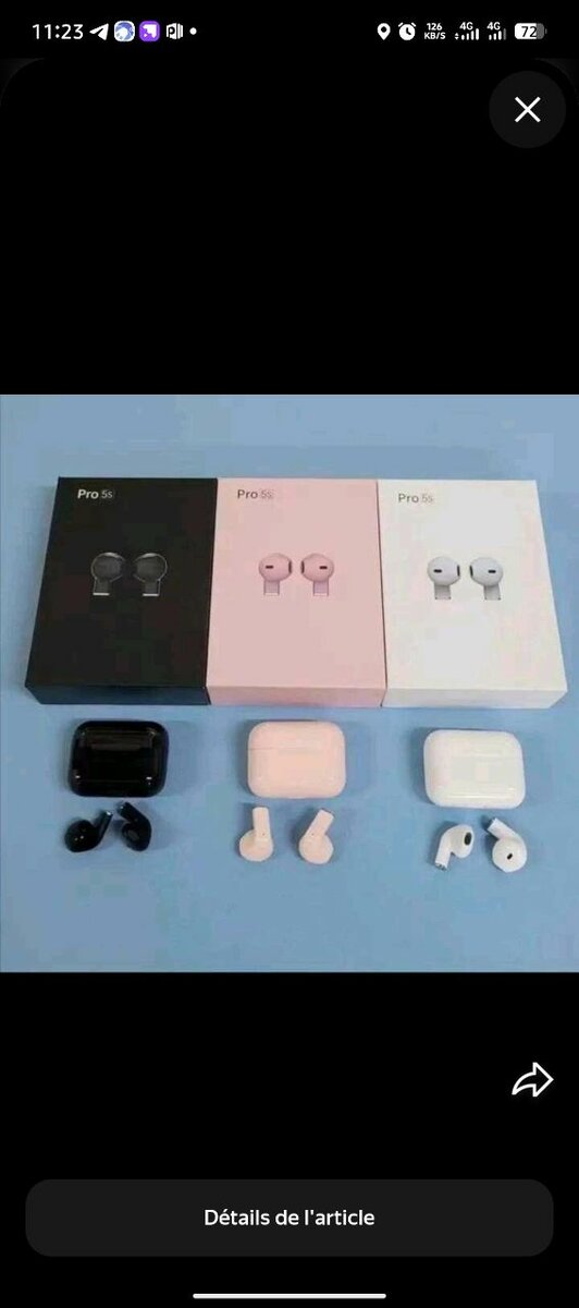 Écouteurs sans fil Pro 5s