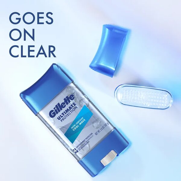 Gillette stick gel 72hr cool wave 107g 3 oz ( big size )