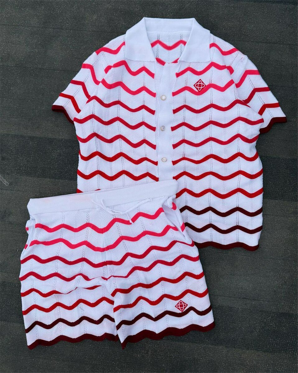 Ensemble tricot coloré tendance