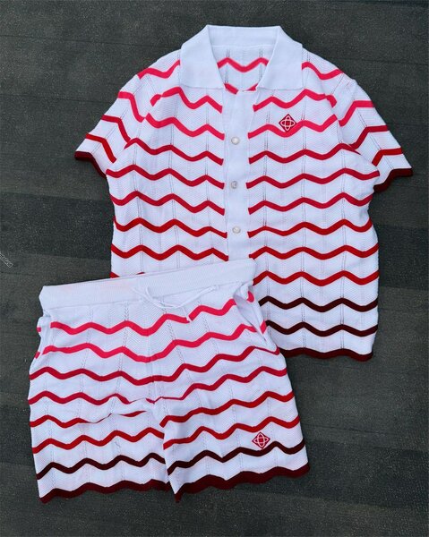 Ensemble tricot coloré tendance