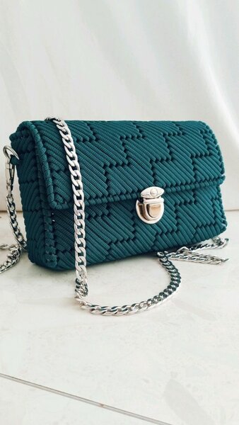 Sac bandoulière tressé