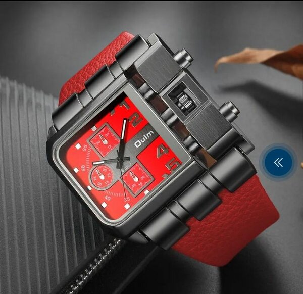 Montre Homme Design Carré