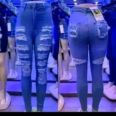 Jean déchiré en denim