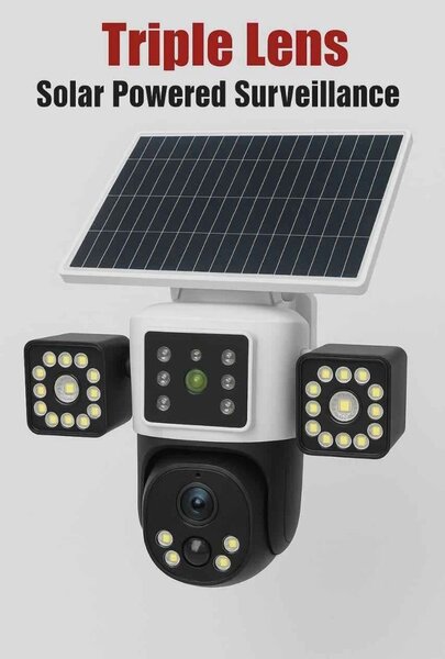 Caméra de Surveillance Solaire