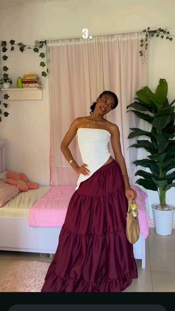 Jupe longue élégante femme