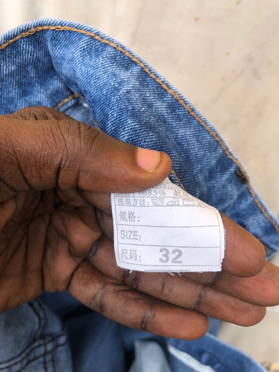 Brand new Denim jeans available from size 32 onwards