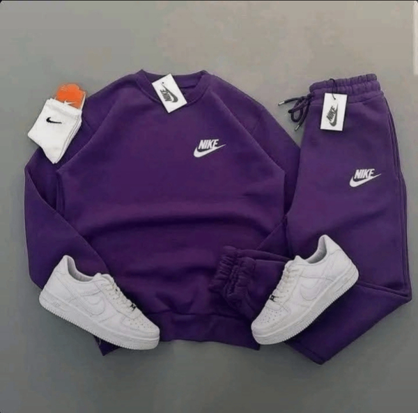 Ensemble Nike Violet Homme