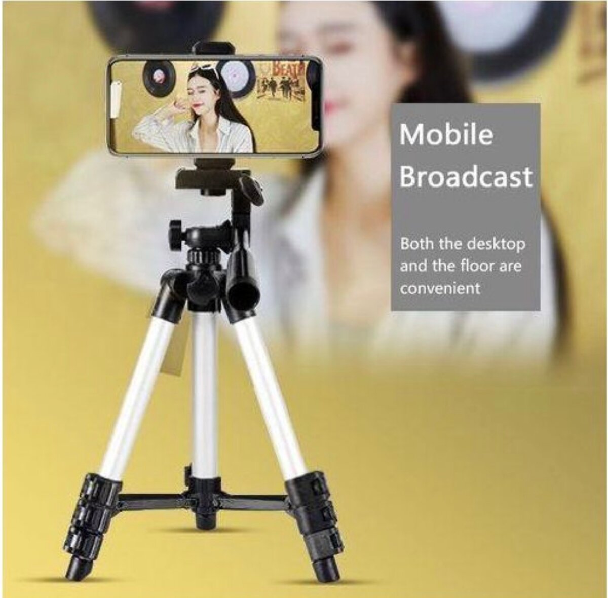 Trépied pour smartphone avec télécommande