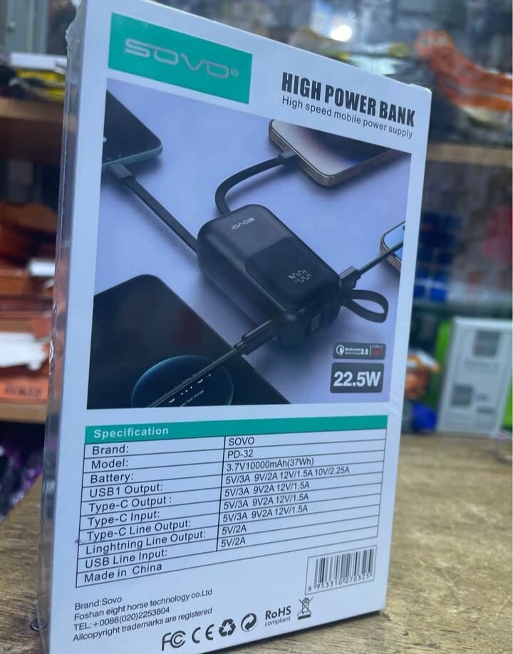 Batterie Externe 10000mAh SOVO