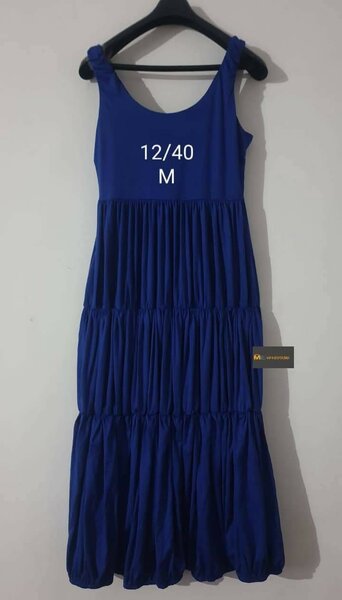 Robe Maxi Bleu Élégante