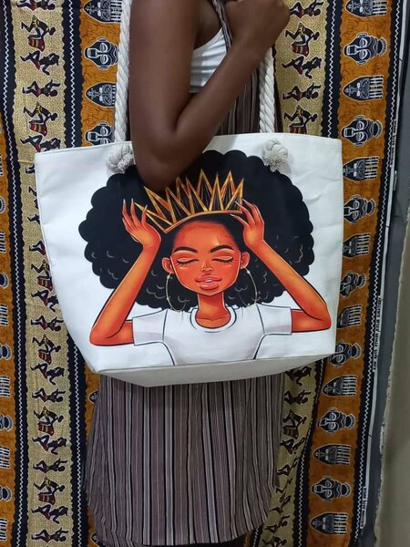 Top bag afro chic bohème