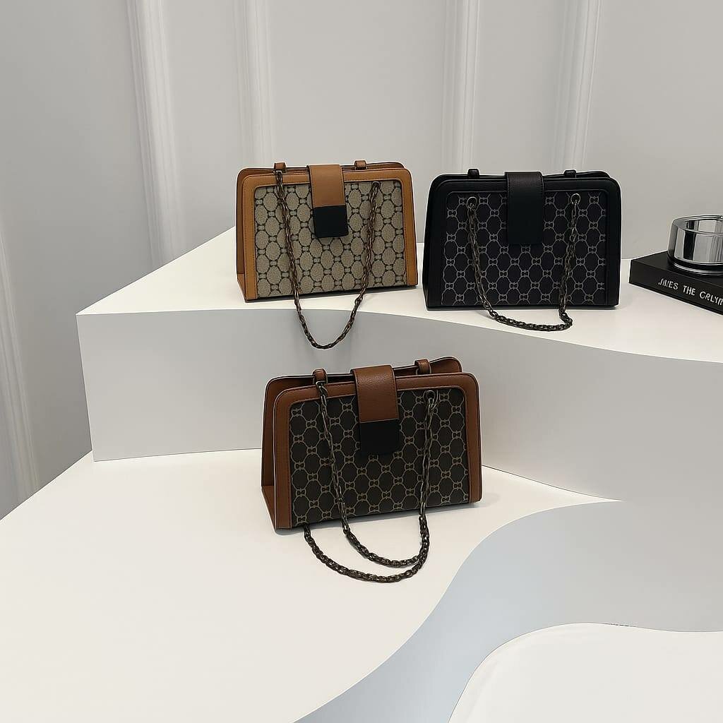 Sac Tote Élégant en Denim